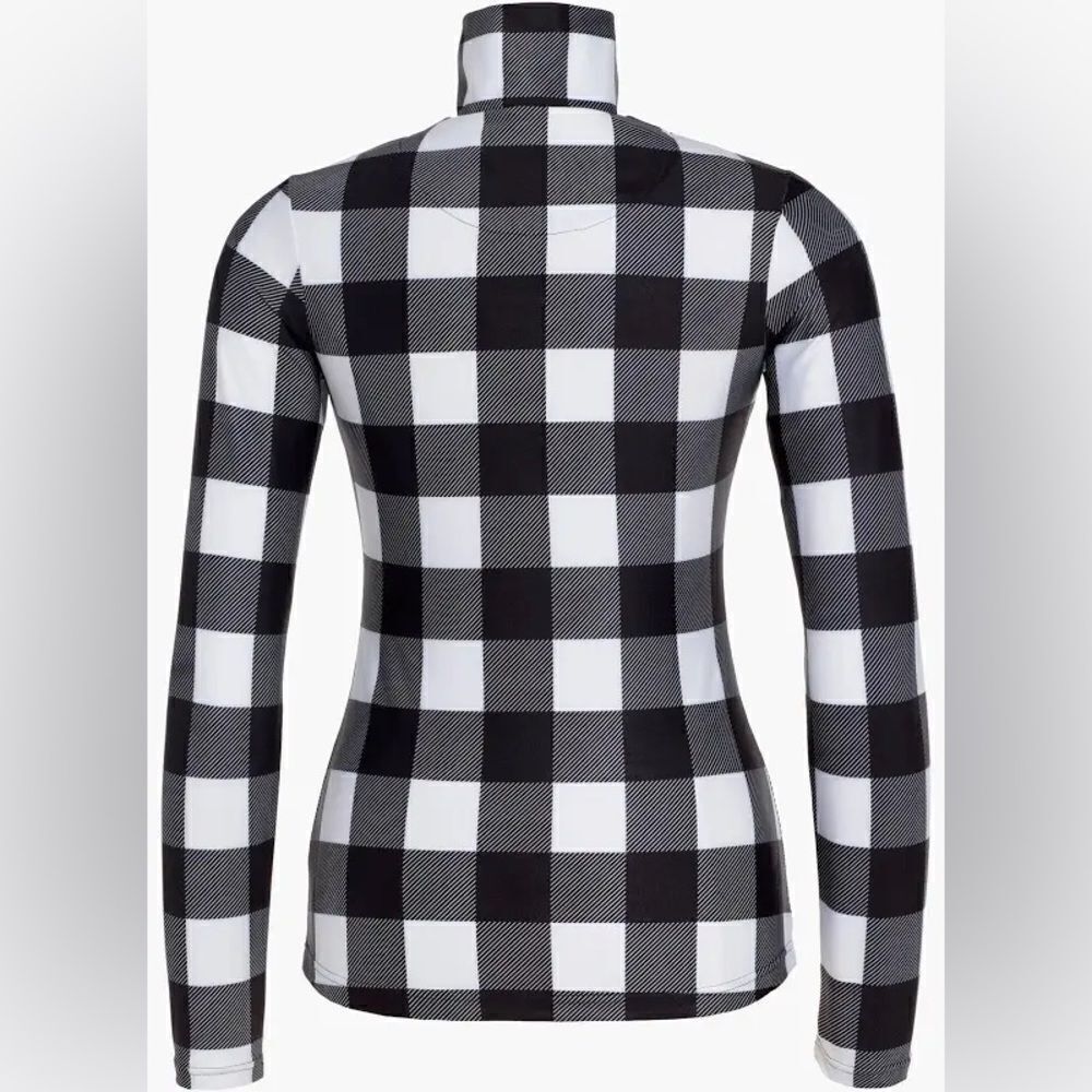Goldbergh Woody Cabin Flannel Print Ski Pully NWT XS Base Layer - Picture 3 of 8